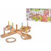 Drevené kruhy na hádzanie Outdoor Quoits Set Eichhorn s 5 kruhmi na hádzanie 50*50 cm