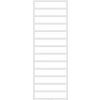HOPA PERTH kúpeľňový radiátor 500x1720 mm 640 W stredové pripojenie Biela lesklá RADPER501735SP