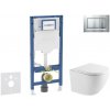 Geberit Duofix - Set predstenovej inštalácie, klozetu Oudee a dosky softclose, tlačidlo Sigma20, lakovaný chróm mat/chróm SANI11CA2103