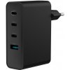 Univerzálna USB nabíjačka Natec GaN 100W, 3X USB-C, 1X USB-A, Čierna NUC-2234