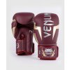 Boxerské rukavice Venum Elite - Burgundy/Gold Velikost: 10oz