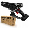 GRAPHITE 58GE116 Mini akumulátorová reťazová píla Energy+ 18V Li-lon