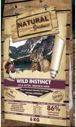 Natural Greatness Cat Wild Instinct Baby&Kitten kura morka 600 g