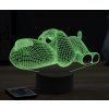 Beling 3D lampa, Dog toy, 16 farebná, PS14