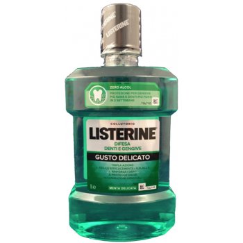 Listerine Teeth & Gum Defence ústna voda proti zubnému povlaku a pre zdravé ďasná príchuť Fresh Mint (Mouthwash) 1000 ml
