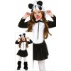 Guirca Detský kostým šaty - Panda Veľkosť - deti: S: 101-109 cm