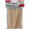 Klinky montážne drevené Enpro 80 x 25 x 10 - 3 mm