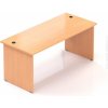 NABYTOK-DIZAJNOVY.SK - BKA16 11 - Kancelársky stôl Komfort, drevená podnož, 160x70x76 cm, buk