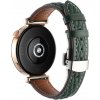VSETKONAMOBIL 123849 LATTICE BAND Kožený remienok pre Huawei Watch GT 6 41mm / GT 5 41mm zelený
