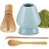 Súprava na prípravu čaju Matcha: metlička, lyžička, držiak, 4 ks