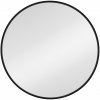 Dubiel Vitrum Zoe zrkadlo 80x80 cm okrúhly s osvetlením čierna 5905241012988