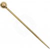 Brass Buckles Ozdobný špendlík s mosaznou kuličkou 12cm