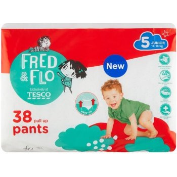 Tesco Loves Baby Easy Fit plienkové nohavičky 5 Junior 38 ks