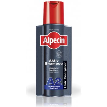 Alpecin Hair Energizer Aktiv Shampoo A2 aktivačný šampón pre mastnú pokožku hlavy 250 ml