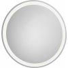 Roca Iridia zrkadlo 80x80 cm okrúhly s osvetlením s vyhrievacou podložkou strieborná A812337000