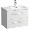 Laufen Avin Skrinka s umývadlom 71 cm, P, matná biela AVIN75BMP 1 set