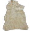 Malá svetlobéžová pravá ovčia kožušina krátke vlasy XS rozmer 50×75cm