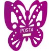 Alubox MIA Butterfly - výmenný kryt pre poštové schránky MIA box, motýľ