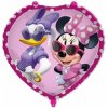 SMART BALLOONS Balón fóliový Srdce myška Minnie a Daisy, 46 cm