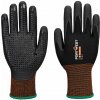 PORTWEST Portwest Nitrilové bodkované rukavice GP Grip 15 Micro Foam Čierna, XS