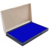 Shiny Poduška pre drevené pečiatky modrá 11 x 7 cm