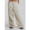 Urban Classics Women's wide-leg trousers cream krémová