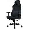 AROZZI herní židle VERNAZZA Supersoft Pure Black/ látkový povrch/ černá VERNAZZA-SPSF-PBK