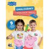 Omaľovánky s nažehľovacími obrázkami Prasiatko Peppa