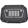 Vetracia doska zadných dverí, Hliník, Čierna, Grille, Jeep Wrangler JL