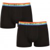 2PACK pánske boxerky Pietro Filipi čierné rainbow (2PBG1) XL 120 dní na výmenu alebo vrátenie tovaru!