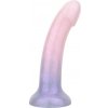 EasyToys Mermaid trblietavé dildo 19cm ružové