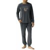 Atlantic Pánske pyžamo 376 grey XXL