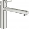 Drezová batéria GROHE Concetto New s vyťahovacou sprškou supersteel 31129DC1