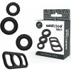 Addicted Toys Cock Ring Set 4 Pieces - Krúžky Na Penis
