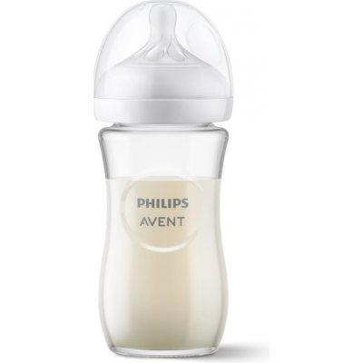 Philips Avent Natural Response Glass dojčenská fľaša 1 m+ 240 ml