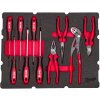 Penová vložka PACKOUT™ so skrutkovačmi a kliešťami Milwaukee 4932493638 (10-dielna sada) (MI4932493638)