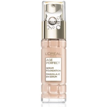 L'Oréal Paris Kolagénový make-up pre zrelú pleť Age Perfect Serum Foundation 100 Ivory 30 ml