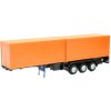 igra model Náves + kontajnery oranžové 1/87