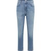 Mustang Style Charlotte Tapered Dámske Džínsy Modré 10169175000412