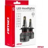 AMIO LED žiarovky hlavného svietenia K3 H4/H19 12V 6000K Canbus