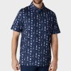 Pánska polokošeľa Callaway Golf ALL OVER ESS Print Polo PEACOAT XXL