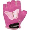 Chiba Detské cyklistické rukavice Cool Kids butterfly L