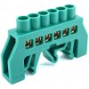 Tracon electric Mostík PE zelený 6P 10,5x35x5mm / L1=49mm