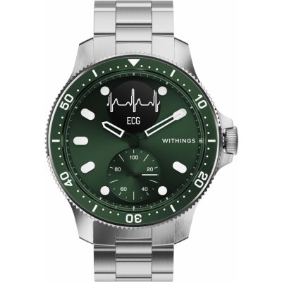 Chytré hodinky Withings Scanwatch Horizon 43mm - Green (HWA09-MODEL8-ALL-INT)