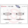 Sada brzdových platničiek kotúčovej brzdy BREMBO P 61 054