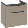 Villeroy & Boch Subway 2.0 skrinka 63.7x45.4x59 cm závesná kúpeľňová skrinka pod umývadlo sivá A91010VM