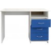 IDEA nábytok Písací stôl 44 modrá/biela