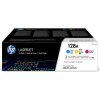 HP CF371AM Toner 128A 3-PACK (azúrová, purpurová, žltá)-originálný