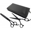 Olivia Garden Xtreme Matt Black Scissor Edition 5,75" a efilačných nožníc 6"35T