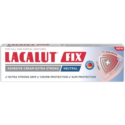 Lacalut FIX extra silný fixačný krém neutrálny 40 g